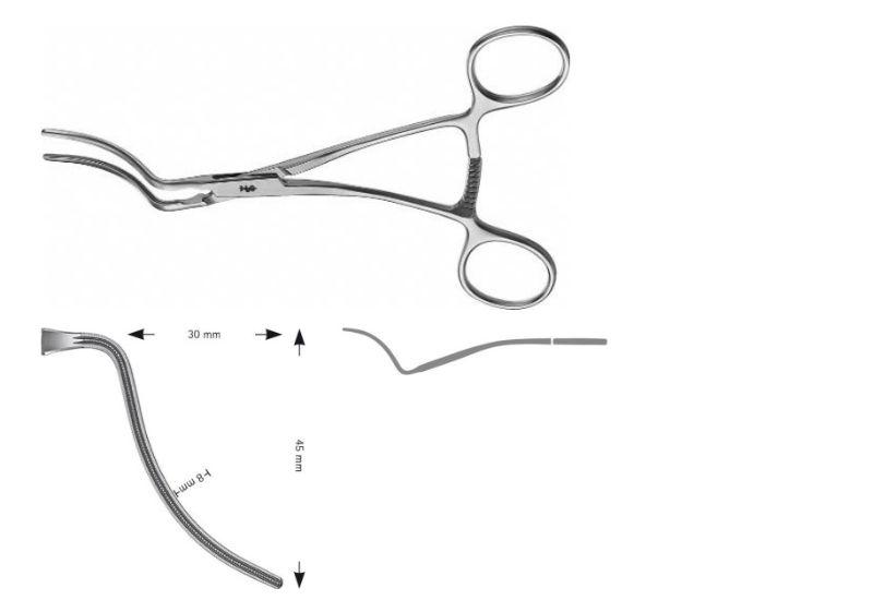 ВІЛІ АТРАВМАТ.ЗАТИСКАЧ СТЕРЖ. ВИГНУТ..ВВЕРХ 160MM